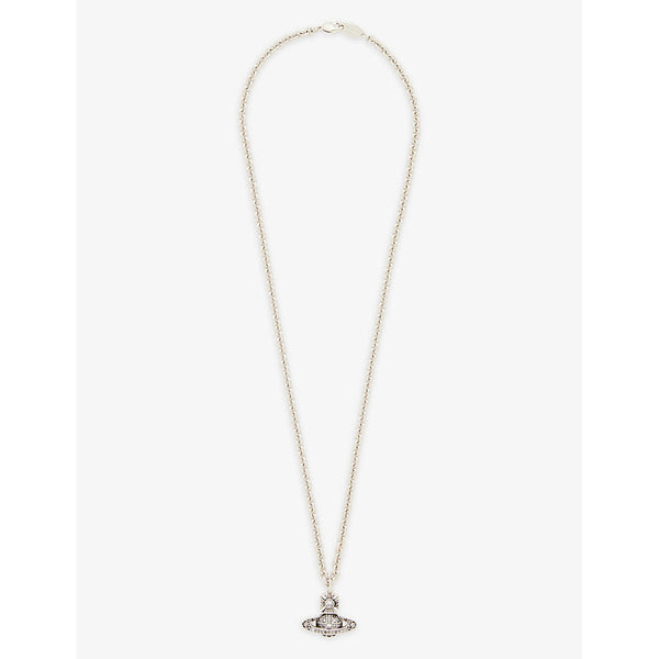 Vivienne Westwood Carmela platinum-plated brass necklace