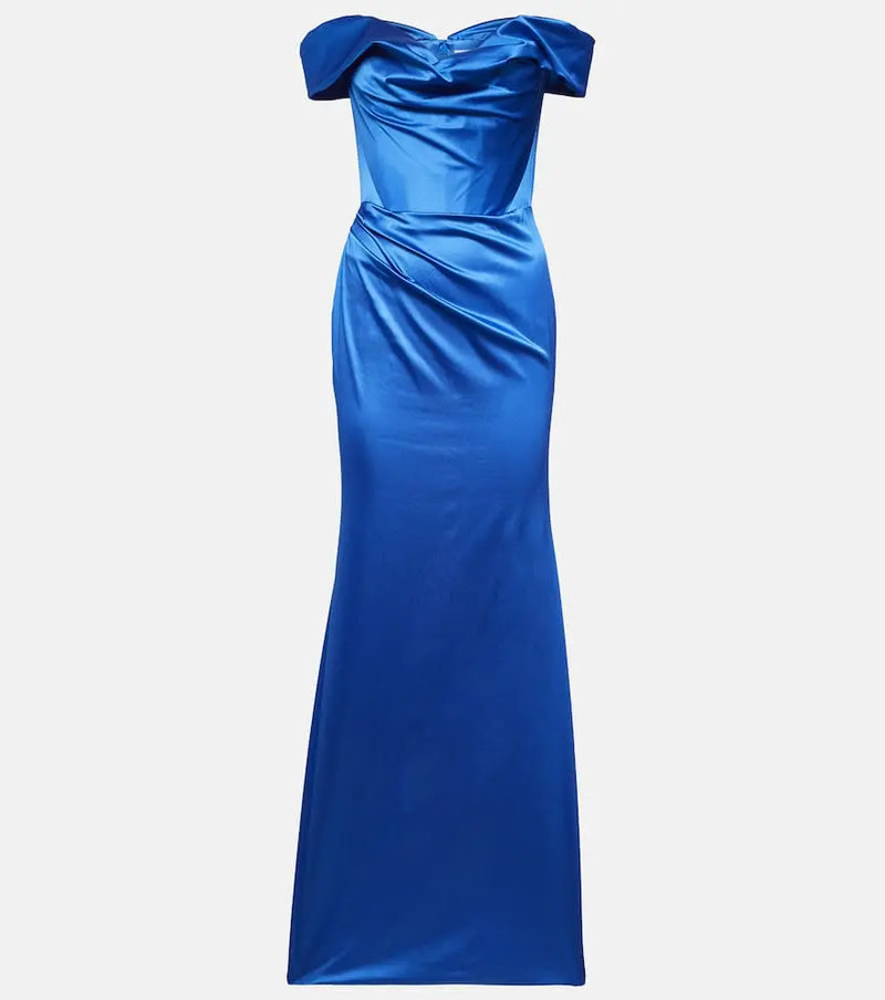 Vivienne Westwood Draped satin gown | LYBSTORE