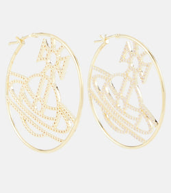 Vivienne Westwood Eloise hoop earrings