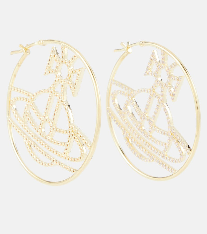 Vivienne Westwood Eloise hoop earrings