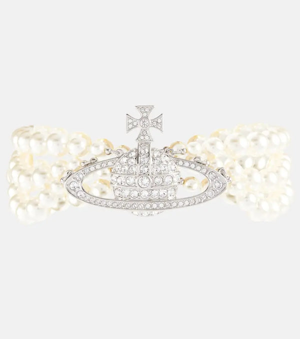 Vivienne Westwood Embellished choker | LYBSTORE