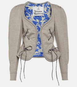 Vivienne Westwood Gexi Spencer wool-blend jacket | LYBSTORE