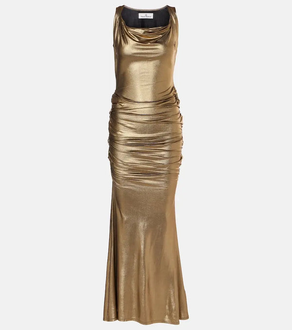 Vivienne Westwood Liz draped jersey gown