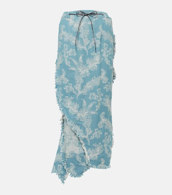 Vivienne Westwood Metro jacquard cotton midi skirt