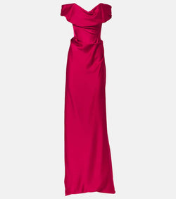 Vivienne Westwood Nova Cocotte silk satin corset gown