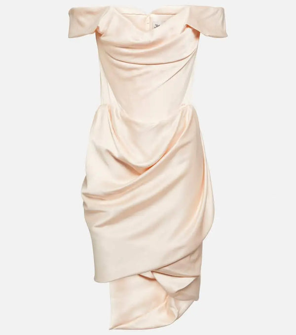 Vivienne Westwood Nova Cora crêpe satin minidress | LYBSTORE