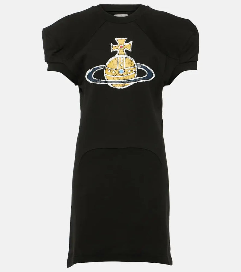 Vivienne Westwood Orb printed cotton jersey T-shirt dress | LYBSTORE