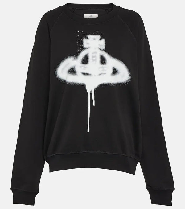 Vivienne Westwood Orb printed cotton sweatshirt | LYBSTORE