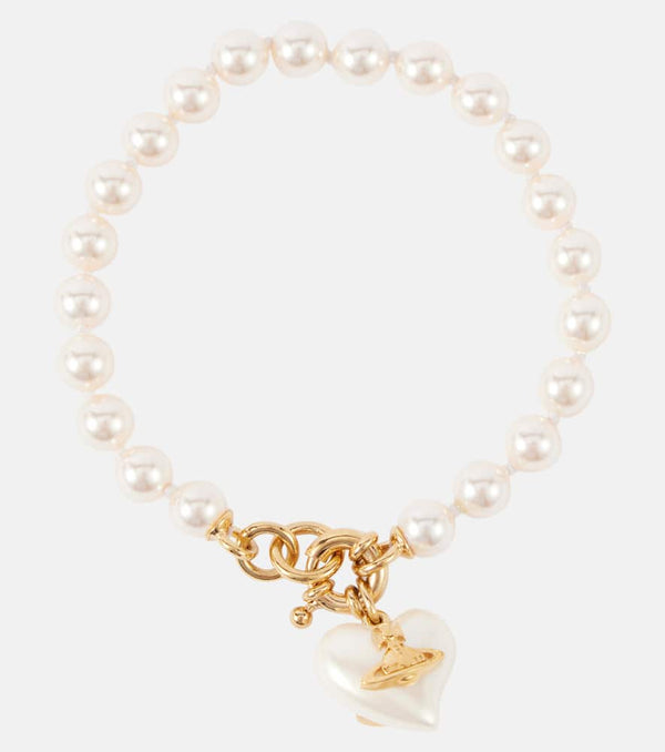 Vivienne Westwood Sheryl faux pearl gold-plated bracelet