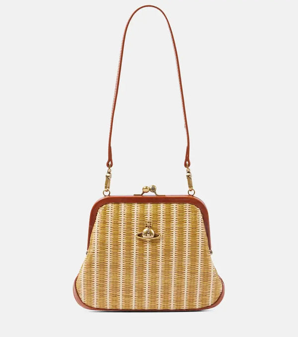 Vivienne Westwood Vivienne's raffia shoulder bag