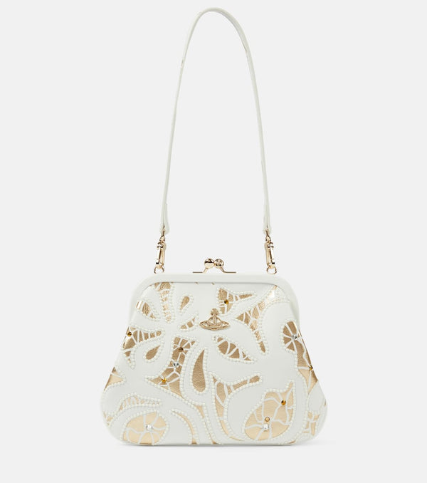 Vivienne Westwood Vivienne's embellished leather shoulder bag