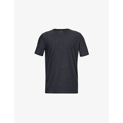 Vuori Strato Tech brand-patch regular-fit stretch-woven T-shirt