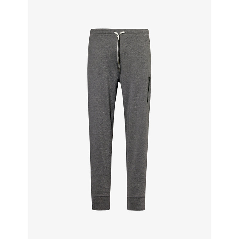 Vuori Sunday Performance logo-print stretch-recycled-polyester jogging bottoms | LYBSTORE