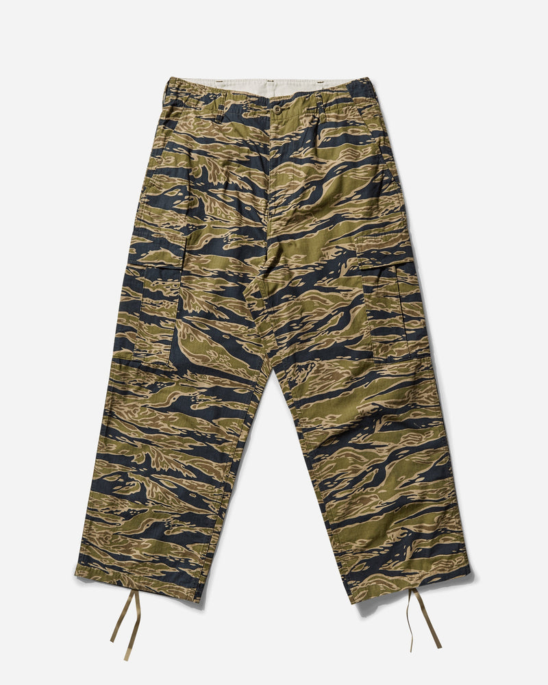 WACKO MARIA Men s Tiger Camo 6 Pocket Trousers Olive