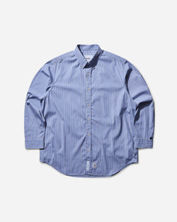 WTAPS Men s Repo Longsleeve Shirt Blue