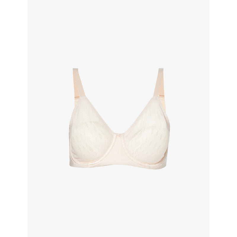 Wacoal Elevated Allure abstract-pattern underwired stretch-woven bra