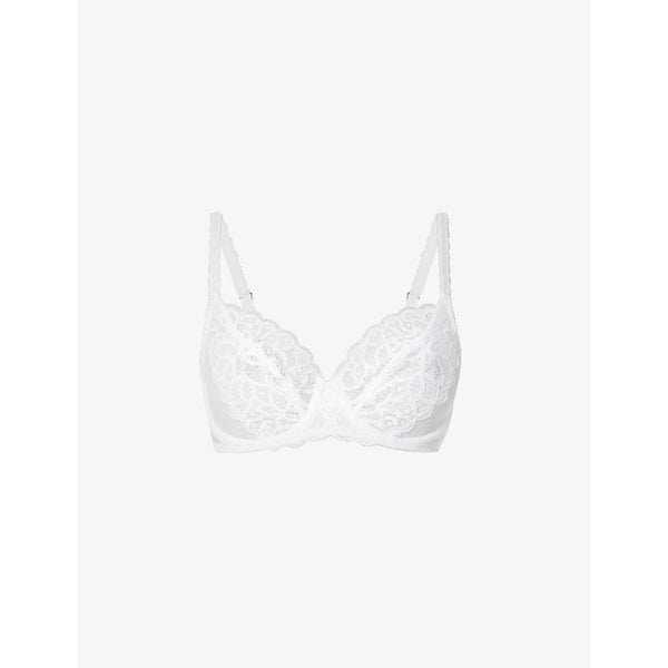 Womens Wacoal Raffiné floral-pattern stretch-lace bra