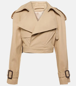 Wardrobe.NYC Cropped cotton jacket