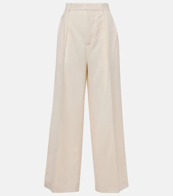 Wardrobe.NYC High-rise wool wide-leg pants | LYBSTORE