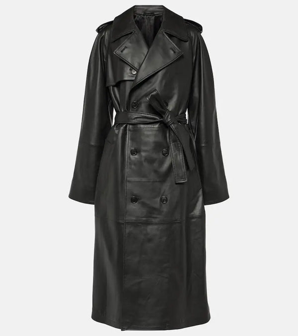 Wardrobe.NYC Leather trench coat | LYBSTORE