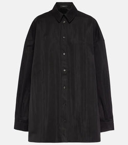 Wardrobe.NYC Oversized cotton-blend drill shirt | LYBSTORE