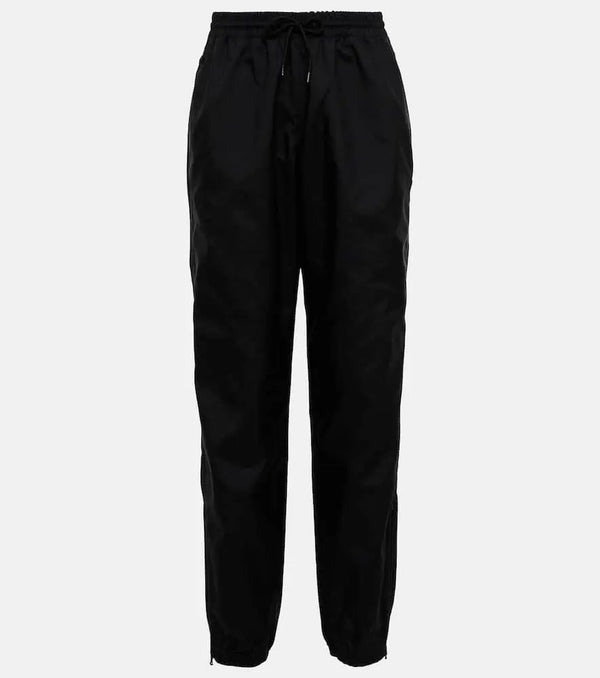 Wardrobe.NYC Zip-cuff high-rise sweatpants | LYBSTORE