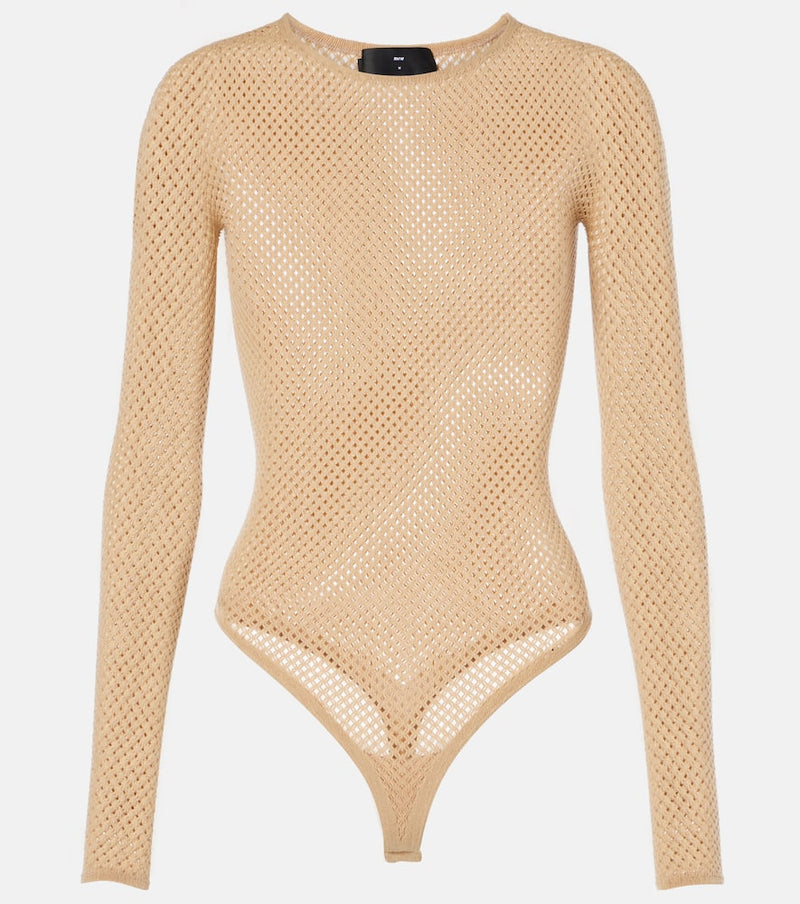 Wardrobe. NYC x RHW Web wool-blend bodysuit