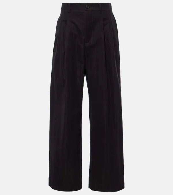 Wardrobe.NYC Cotton-blend drill wide-leg pants