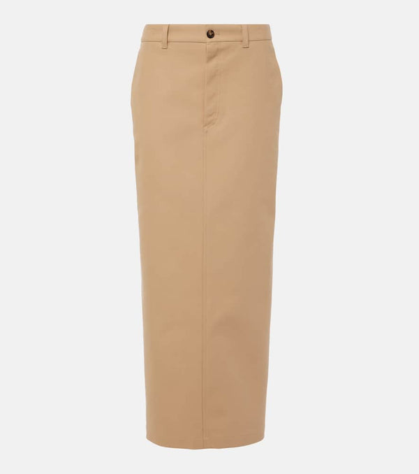 Wardrobe.NYC Drill cotton maxi skirt