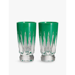 Waterford Firework New Year's pair of crystal-glass shot glasses 8.8cm