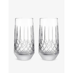 Waterford Lismore Arcus Hiball crystal glasses set of two