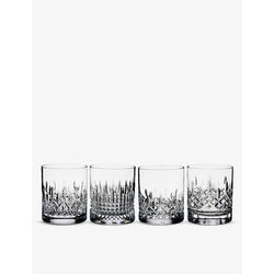 Waterford Lismore Evolution crystal tumblers set of four