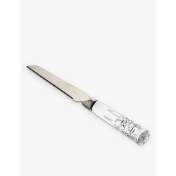 Waterford Lismore crystal and stainless-steel cake knife 33cm