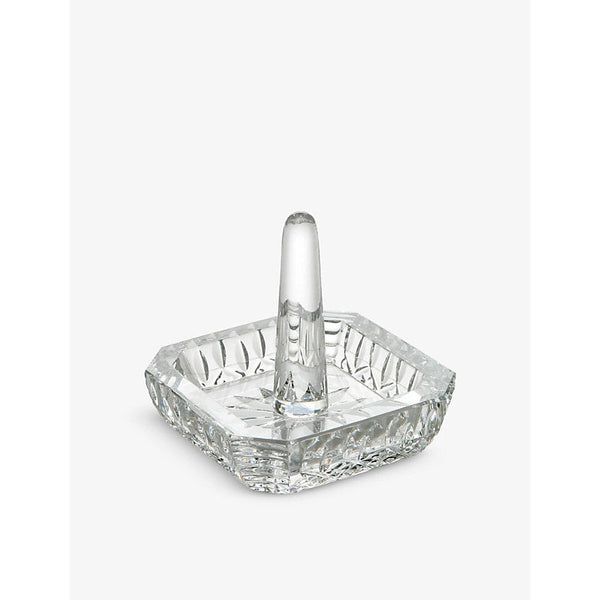 Waterford Lismore crystal glass square ring holder 7cm x 7.8cm | LYBSTORE