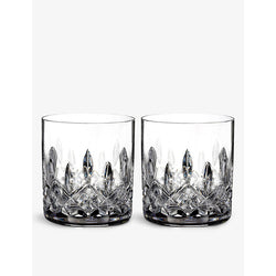 Waterford Lismore crystal-glass tumbler set of 2