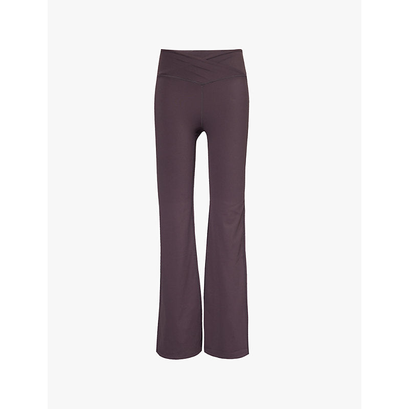 Womens We Are Tala Dayflex slim-fit flared-leg stretch recycled-nylon leggings