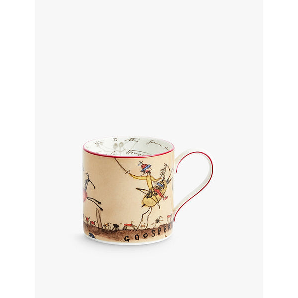 Wedgwood Darwin Origins artwork-print bone-china mug 326ml