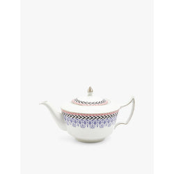 Wedgwood Festive graphic-print bone-china teapot