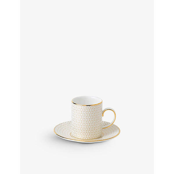 Wedgwood Gio Gold coffee cup and saucer