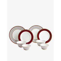 Wedgwood Renaissance Red bone china eight-piece dinner set