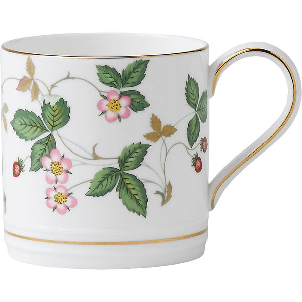 Wedgwood Wild Strawberry bone china and 22ct gold mug 300ml