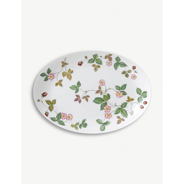 Wedgwood Wild Strawberry bone china coupe plate 30cm