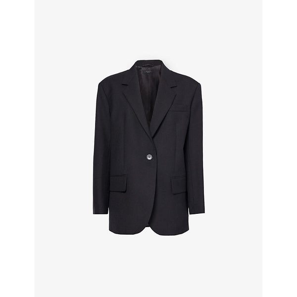 Womens Weekend Max Mara Single-breasted boxy-fit wool blazer