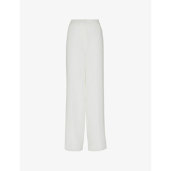 Womens Whistles Andie straight-leg high-rise woven wedding trousers