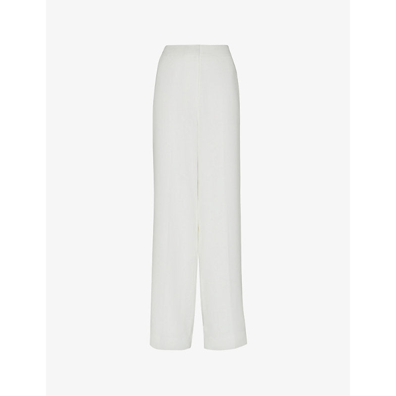 Womens Whistles Andie straight-leg high-rise woven wedding trousers