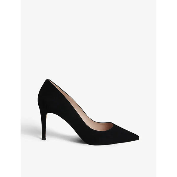 Whistles Corie suede heeled pumps | Whistles