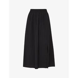 Womens Whistles Eva split-hem woven midi skirt