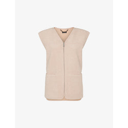 Womens Whistles Josie relaxed-fit fleece gilet