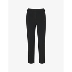 Womens Whistles Lily Cigarette cropped straight-leg mid-rise recycled polyester-blend trousers