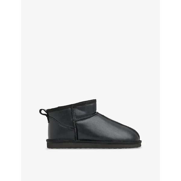 Whistles Mable shearling-lined leather slippers